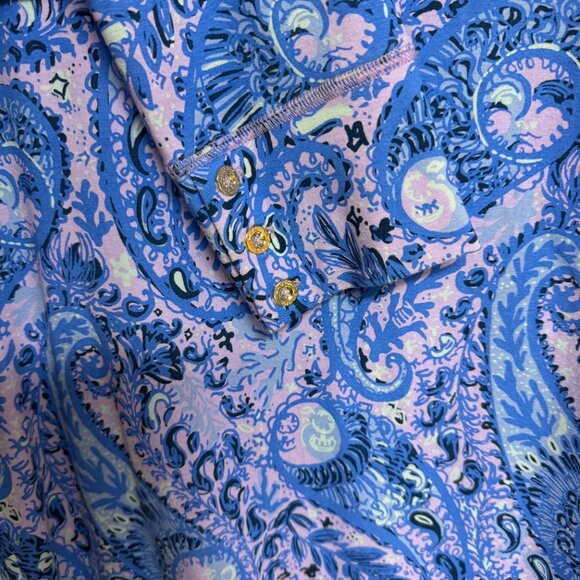 Lilly Pulitzer Sophie Dress Women’s Medium Purple Iris UPF 50+ EUC - Picture 3 of 10